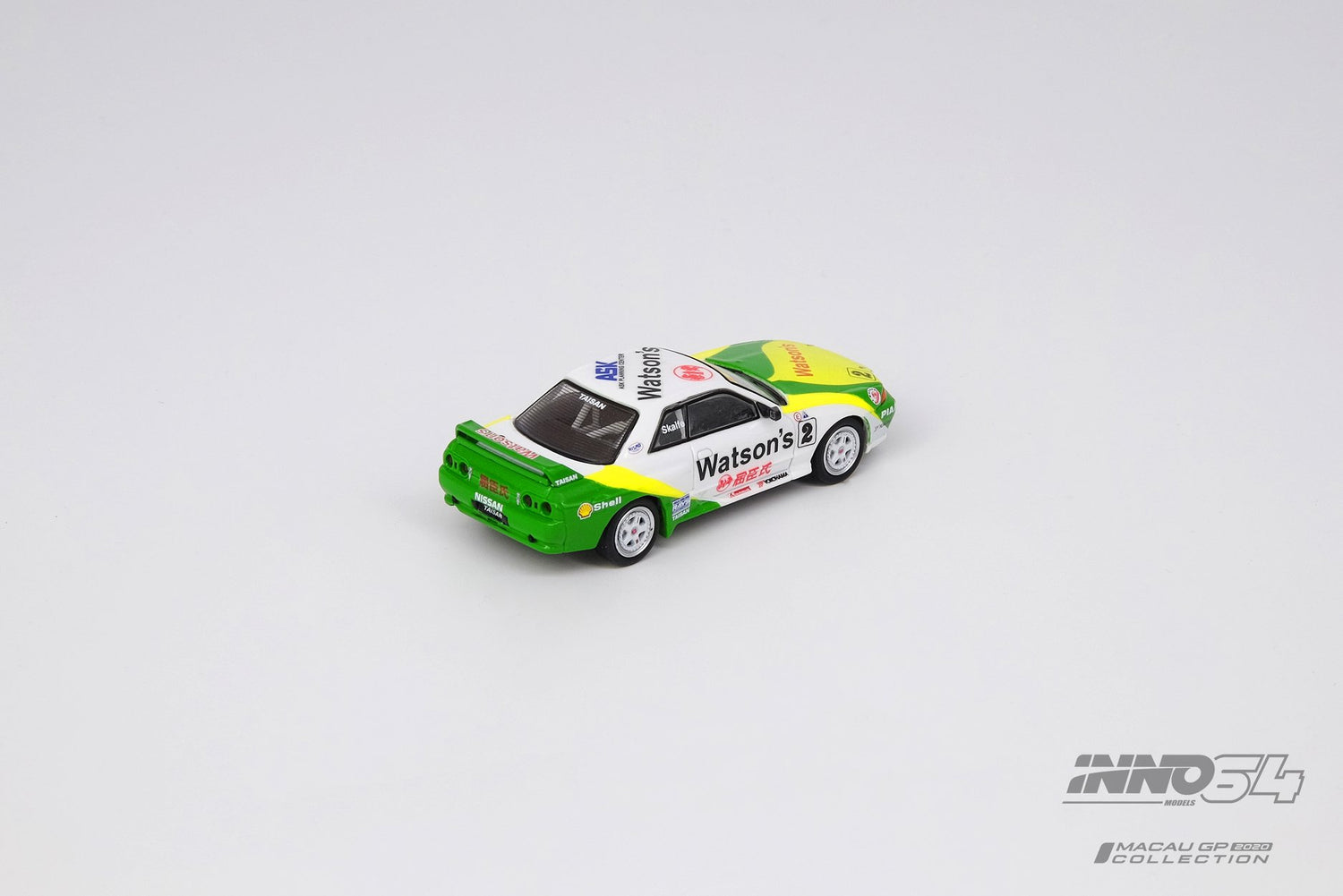 INNO Models 1:64 Nissan Skyline GT-R R32 #2 "Watson's" MGP 1991