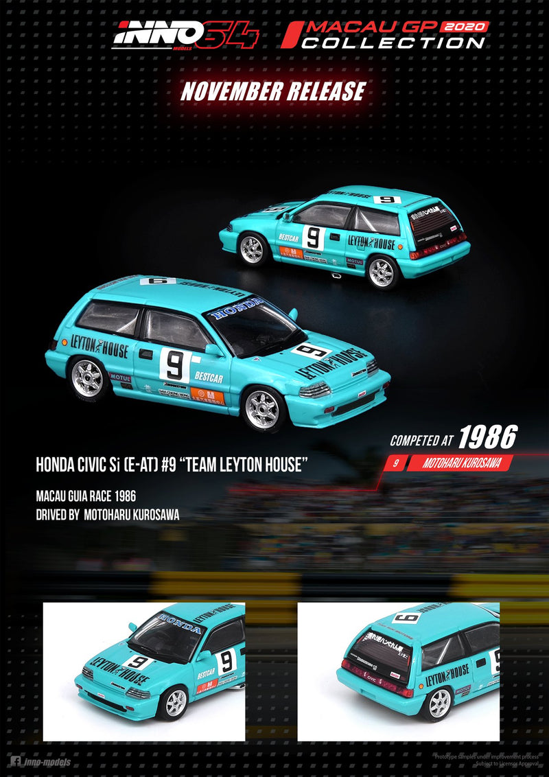 INNO Models 1:64 Honda Civic E-AT