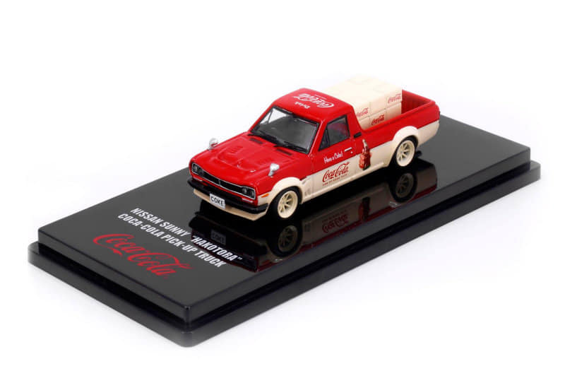 INNO Models 1:64 Nissan Sunny Hakotora Pickup Coca-Cola