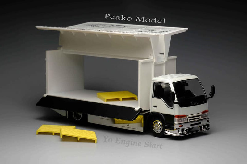 Peako Model x YES Model Semi Wide Wing Custom Truck White