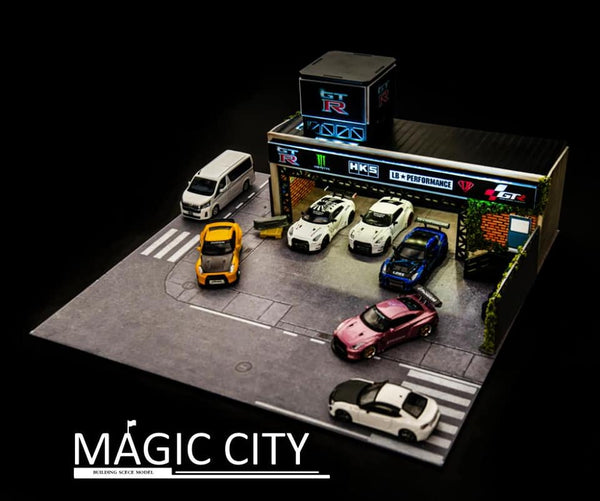 Nissan GTR Garage Diorama