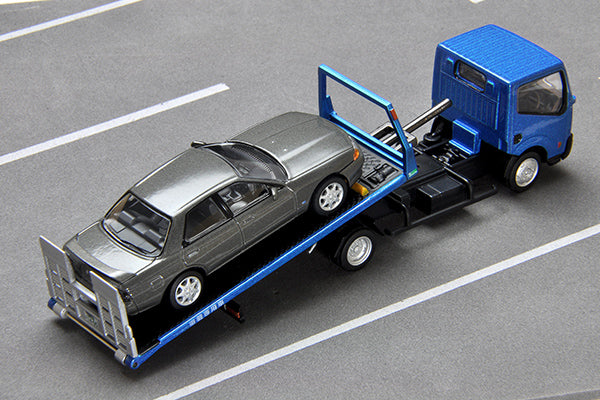 Tomytec 1:64 Nissan Atlas F24 Hanamidai Car Safety Loader Blue