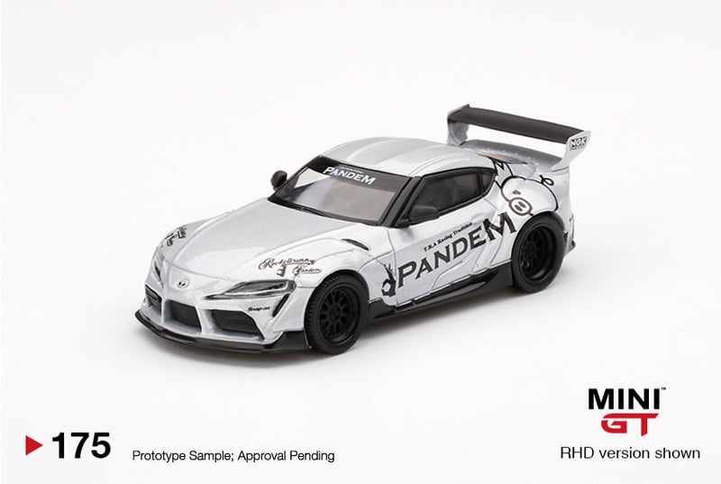 MINIGT 1:64 Toyota Supra (GR) Pandem V1.0 Silver