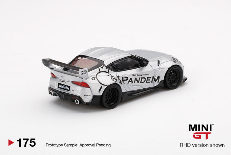 MINIGT 1:64 Toyota Supra (GR) Pandem V1.0 Silver