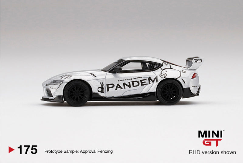 MINIGT 1:64 Toyota Supra (GR) Pandem V1.0 Silver