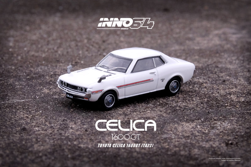 INNO64 1:64 Toyota Celica 1600GT (TA22) in White