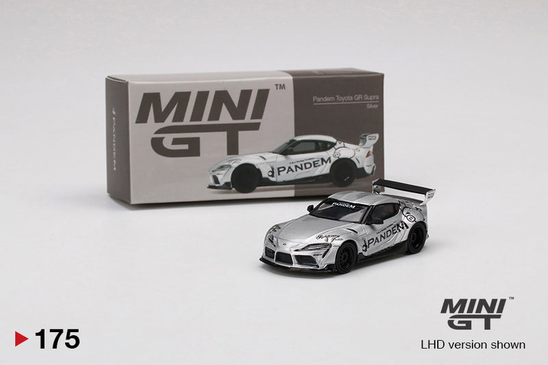 MINIGT 1:64 Toyota Supra (GR) Pandem V1.0 Silver