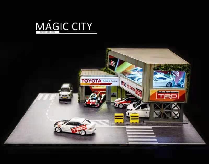 Magic City 1:64 Toyota Garage Exhibition Hall