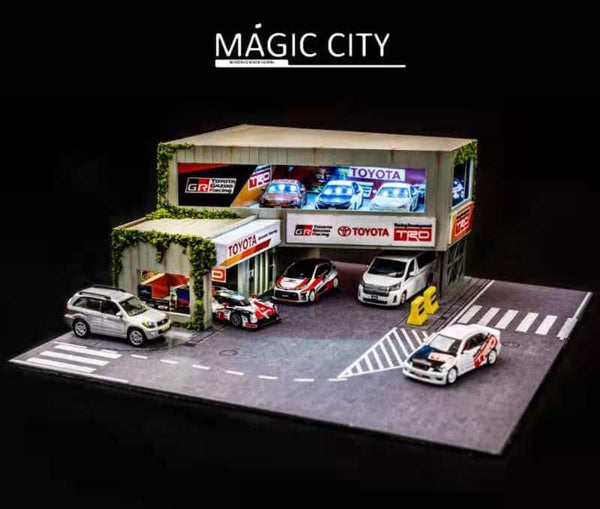 Magic City 1:64 Toyota Garage Exhibition Hall