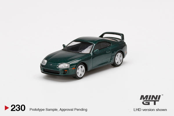 MINIGT 1:64 Toyota Supra MKIV LHD in Imperial Jade Mica