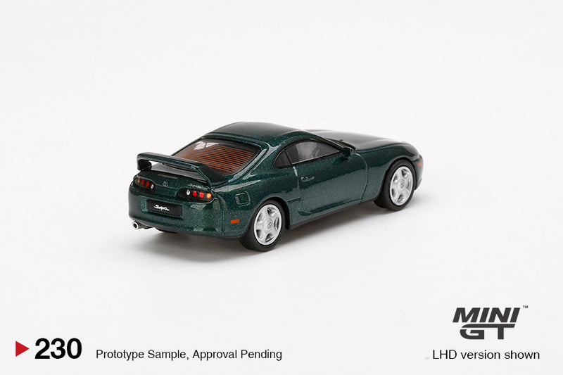 MINIGT 1:64 Toyota Supra MKIV LHD in Imperial Jade Mica