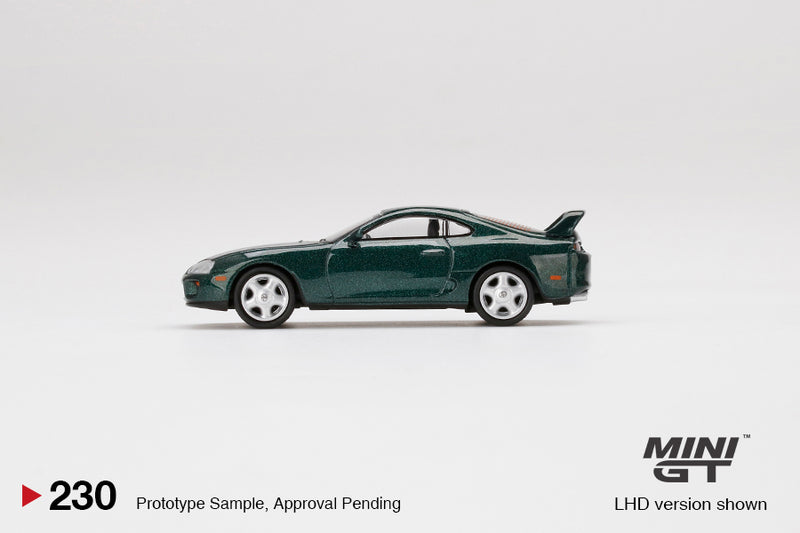 MINIGT 1:64 Toyota Supra MKIV LHD in Imperial Jade Mica