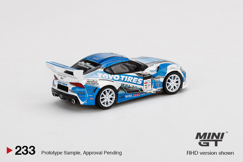 MINIGT 1:64 Toyota Supra (GR) V1.0 Team TOYO TIRES DRIFT 2019 D1 Grand Prix