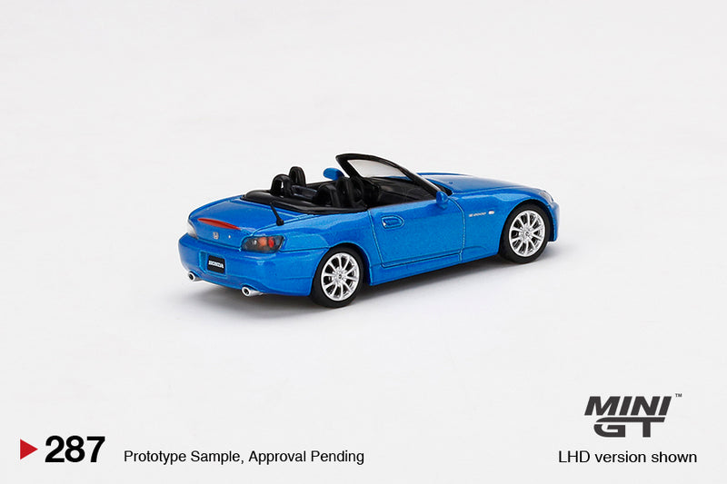 MINIGT 1:64 Honda S2000 in Laguna Blue Pearl