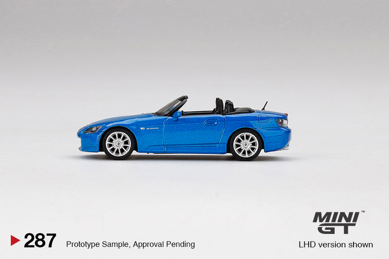 MINIGT 1:64 Honda S2000 in Laguna Blue Pearl