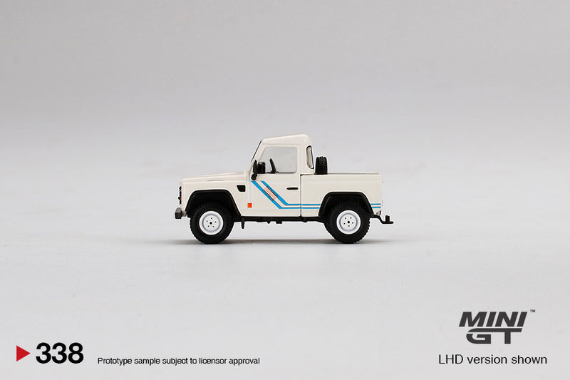 MINIGT 1:64 Land Rover Defender 90 Pickup in White