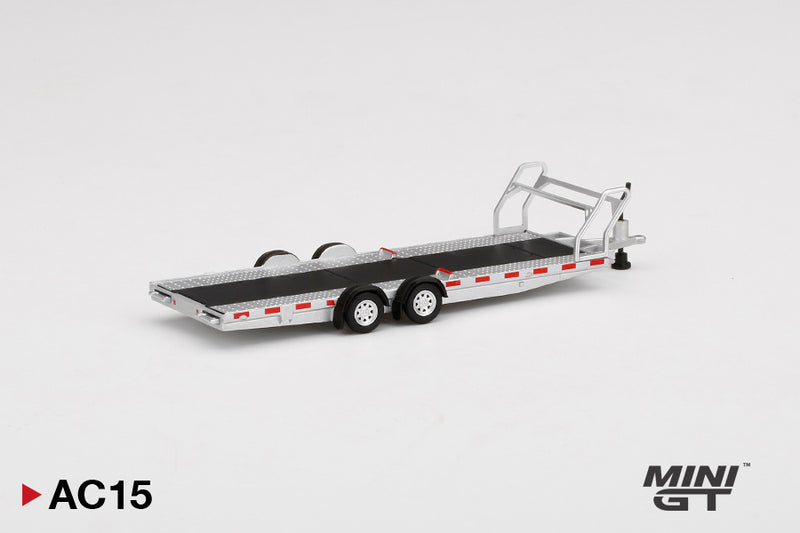 MINIGT 1:64 Car Hauler Trailer Type A in Silver