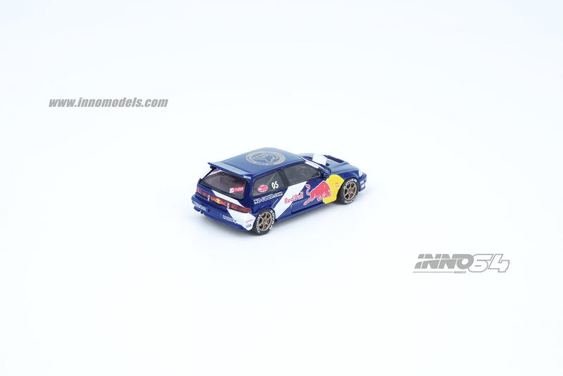 INNO Models 1:64 Honda Civic EF9 No Good Racing Redbull