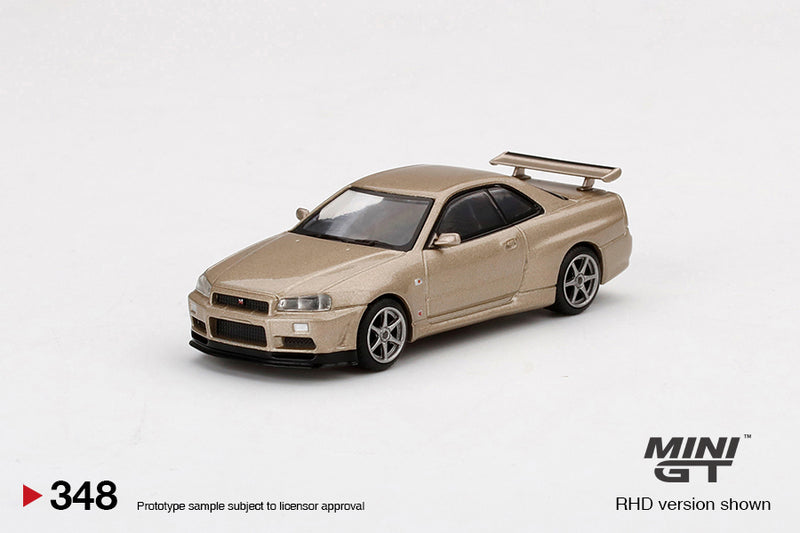 MINIGT 1:64 Nissan Skyline GT-R (R34) M-Spec Silica Breath