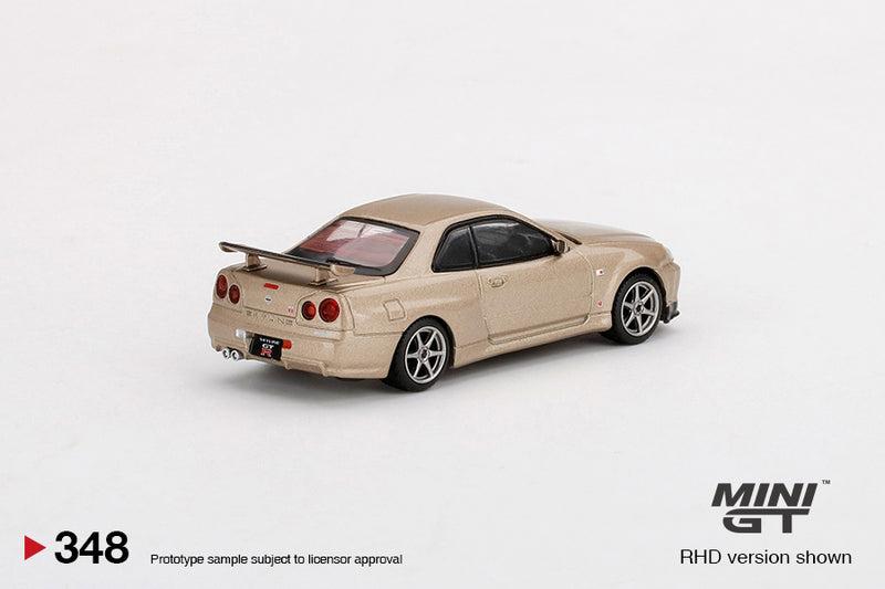 MINIGT 1:64 Nissan Skyline GT-R (R34) M-Spec Silica Breath