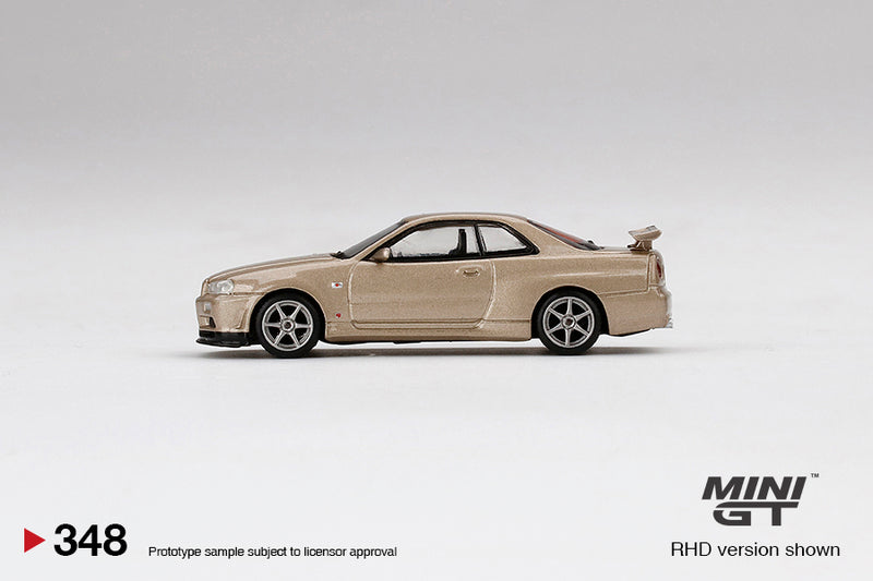 MINIGT 1:64 Nissan Skyline GT-R (R34) M-Spec Silica Breath