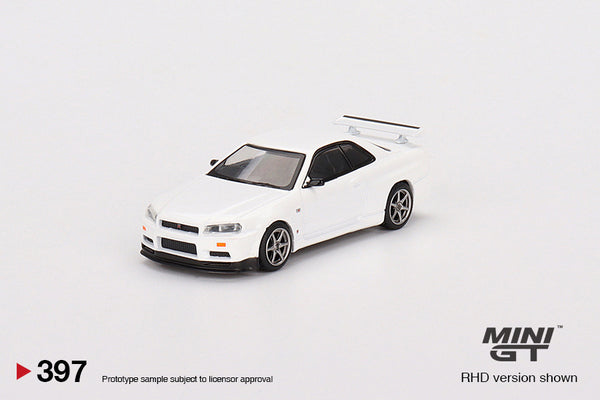 MINIGT 1:64 Nissan Skyline GT-R (R34) V-Spec N1 in White