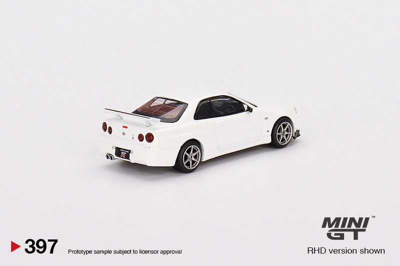 MINIGT 1:64 Nissan Skyline GT-R (R34) V-Spec N1 in White