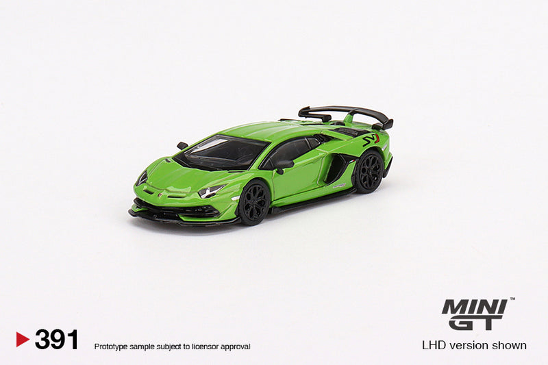 MINIGT 1:64 Lamborghini Aventador SVJ in Verde Mantis