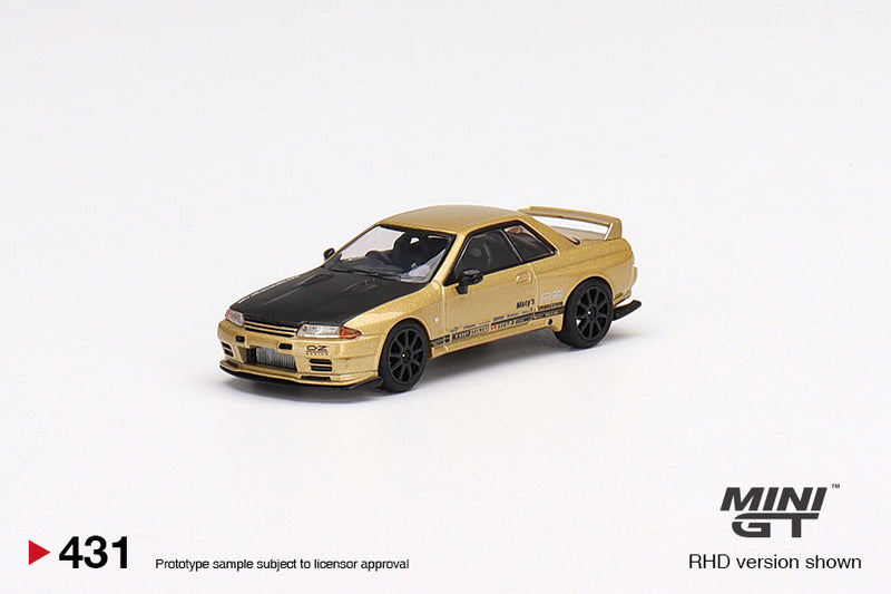 MINIGT 1:64 Nissan Skyline GT-R Top-Secret VR32 in Gold