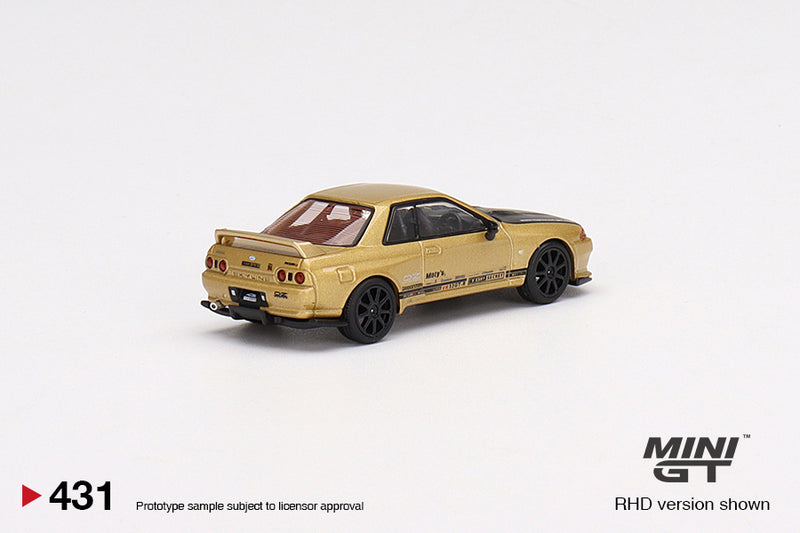 MINIGT 1:64 Nissan Skyline GT-R Top-Secret VR32 in Gold