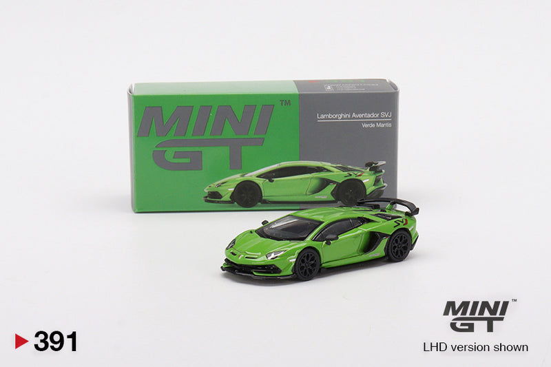 MINIGT 1:64 Lamborghini Aventador SVJ in Verde Mantis