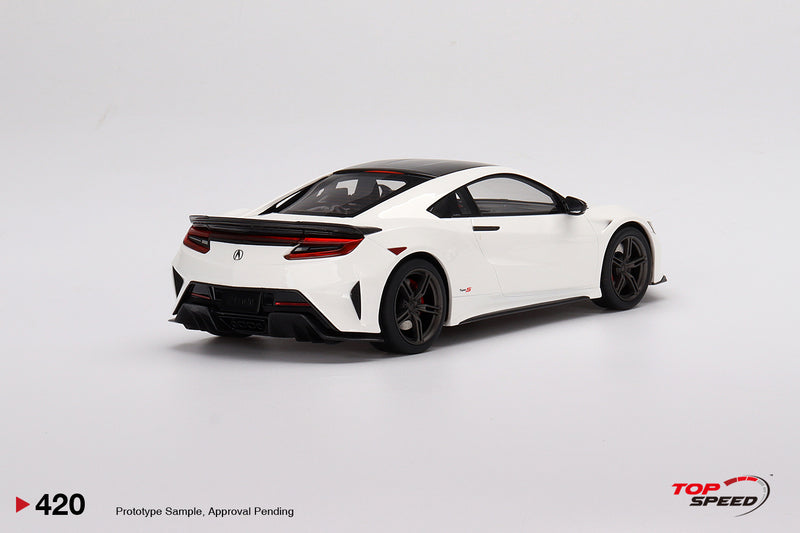 TopSpeed Models 1:18 Honda NSX Type S 2022 130R White (LHD)