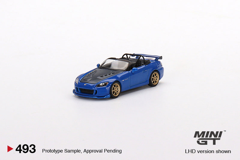 MINIGT 1:64 Honda S2000 (AP2) MUGEN in Monte Carlo Blue Pearl