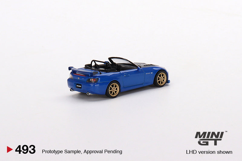 MINIGT 1:64 Honda S2000 (AP2) MUGEN in Monte Carlo Blue Pearl