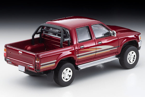 Tomytec 1:64 Toyota Hilux 91' 4WD Pickup Double Cab SSR in Red