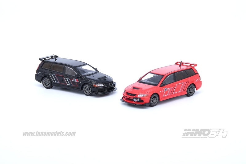 INNO Models 1:64 Mitsubishi Lancer EVO IX Wagon Ralliart Black