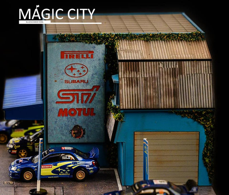 Subaru Modification Garage Diorama