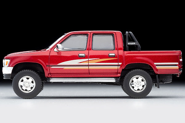 Tomytec 1:64 Toyota Hilux 91' 4WD Pickup Double Cab SSR in Red