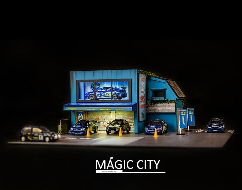 Subaru Modification Garage Diorama