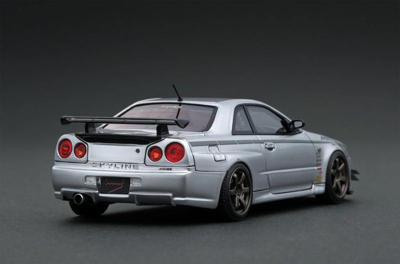 Ignition Model 1:43 Nissan Skyline GT-R Mine's (R34) Silver