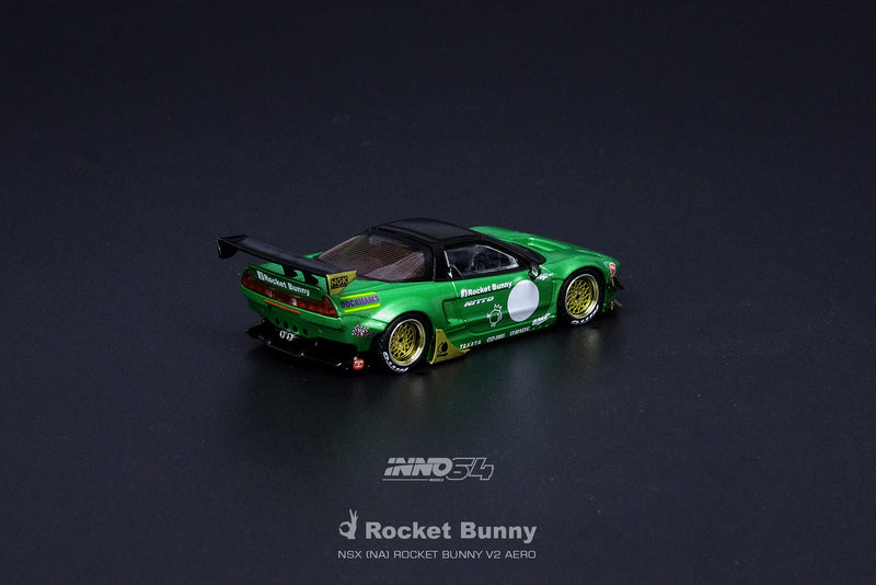 Honda NSX NA Rocket Bunny V2 Aero in Green Metallic