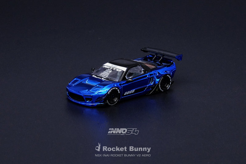 Honda NSX NA Rocket Bunny V2 Aero in Blue Metallic