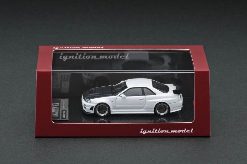 Ignition Model 1:64 Nissan Skyline Nismo R34 GT-R Z-Tune White