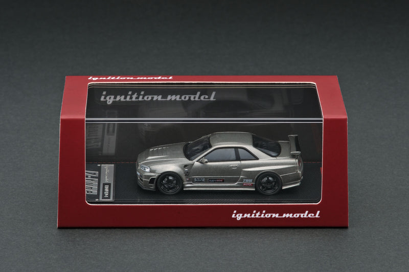 Ignition Model 1:64 Nissan Skyline Nismo R34 GT-R Z-Tune CRS Gunmetal