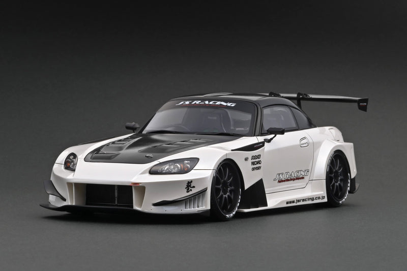 Ignition Model 1:18 Honda S2000 J's Racing in Pearl White