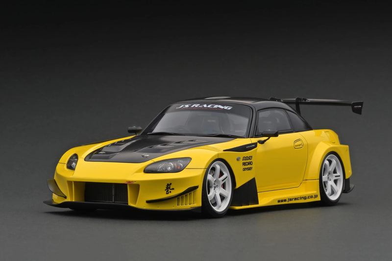 Ignition Model 1:18 Honda S2000 J's Racing in Yellow