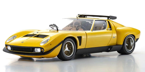 Kyosho 1:18 Lamborghini Miura SV in Yellow with Gold Accents