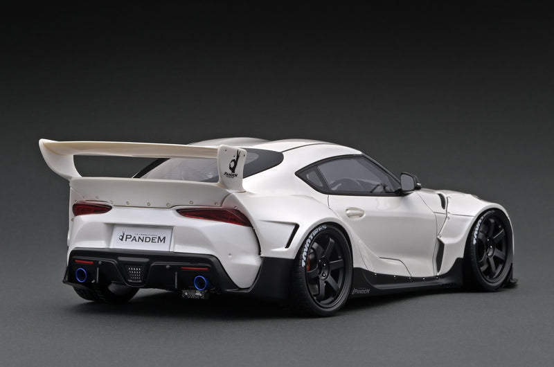 Ignition Model 1:18 Toyota GR Supra (A90) Rocket Bunny Pandem Pearl White