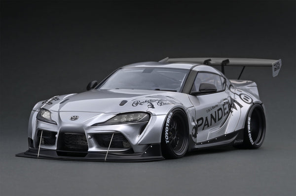 Ignition Model 1:18 Toyota GR Supra (A90) Rocket Bunny Pandem Silver