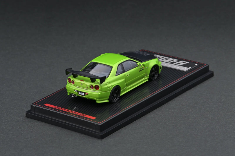 Ignition Model 1:64 Nissan R34 GT-R NISMO Z-Tune in Green Metallic